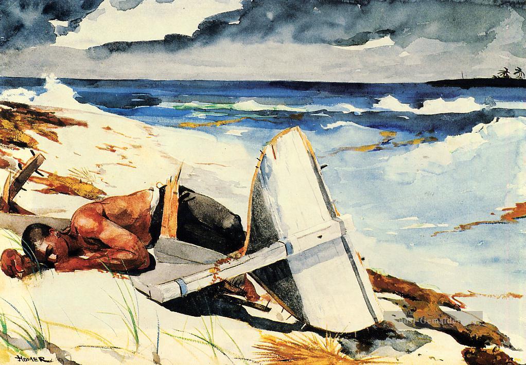 Nach dem Hurrikan Realismus Marinemaler Winslow Homer Ölgemälde